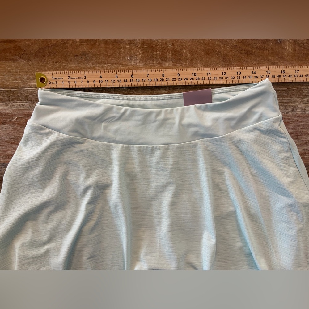 CALIA Double Layer Mesh Skort NWT Women’s Large Mint 15” Golf Skort UPF 50+ - Picture 6 of 13